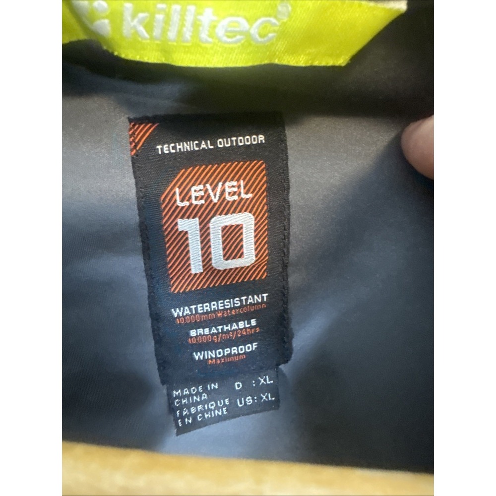 Killtec Level 10 Technical Outdoor Jacket Neon Ye… - image 8